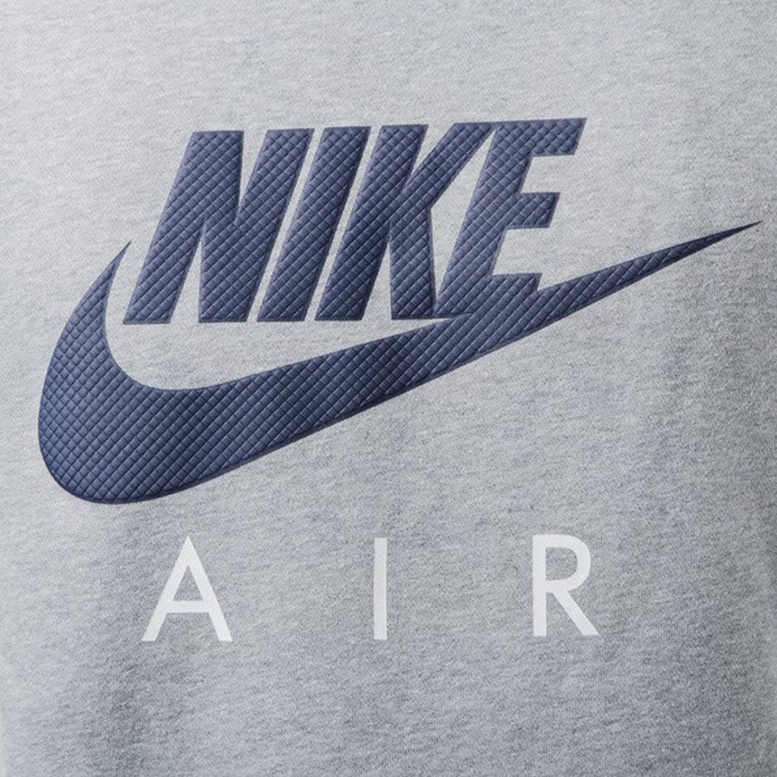 Nike AW77 Fleece Men's Grey Crew Neck Sweatshirt