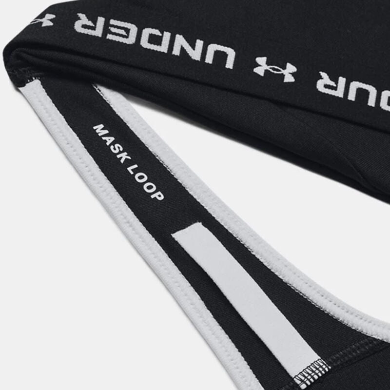 Under Armour UA Ladies Mid Crossback Pocket Black Sports Bra