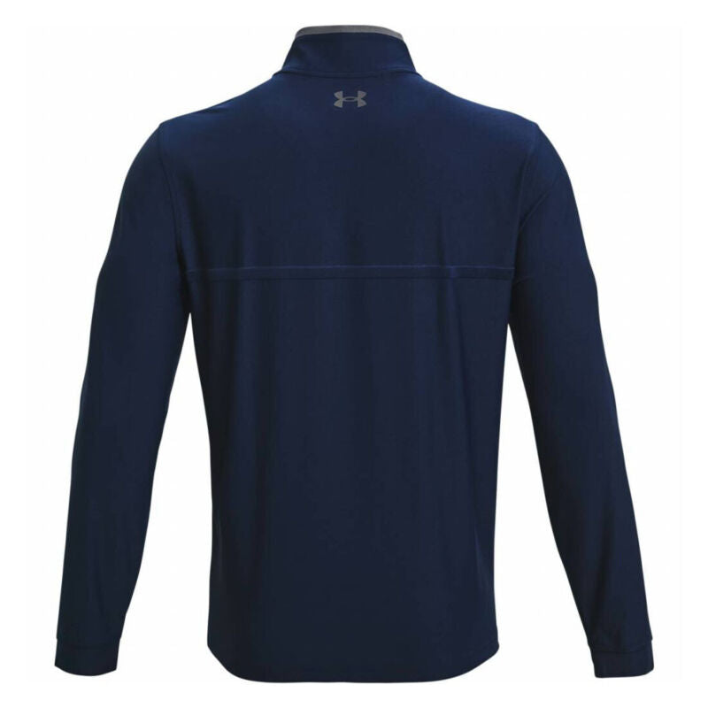 Under Armour Mens Playoff 1/2 Zip 2.0 Navy Blue Golf Pullover