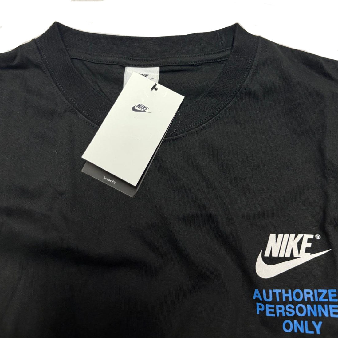 Nike Sportswear Authorised Terry Cotton Men's Black T Shirt Shorts Set