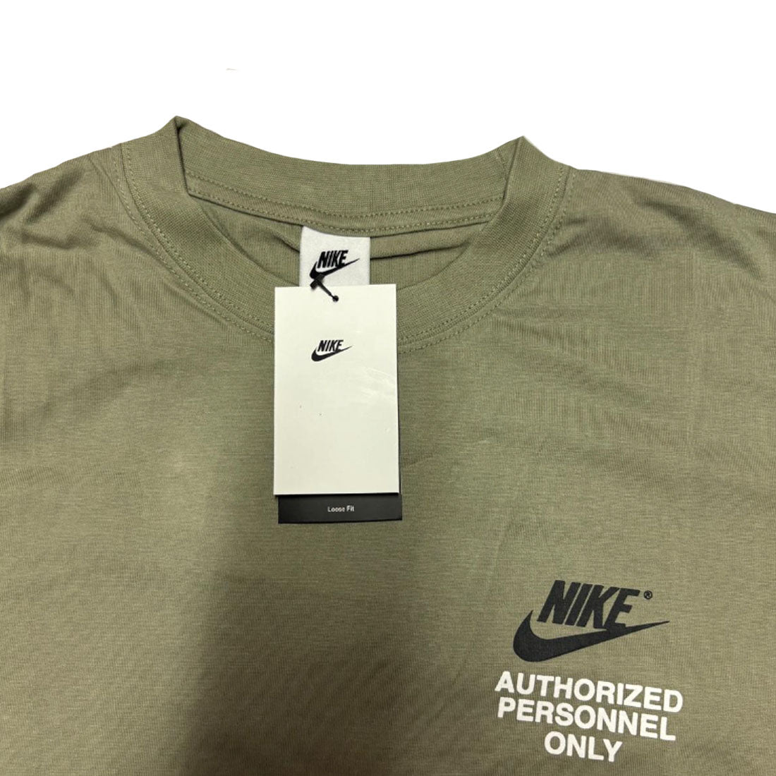 Nike Sportswear Authorised Terry Cotton Men's Green T Shirt Shorts Set