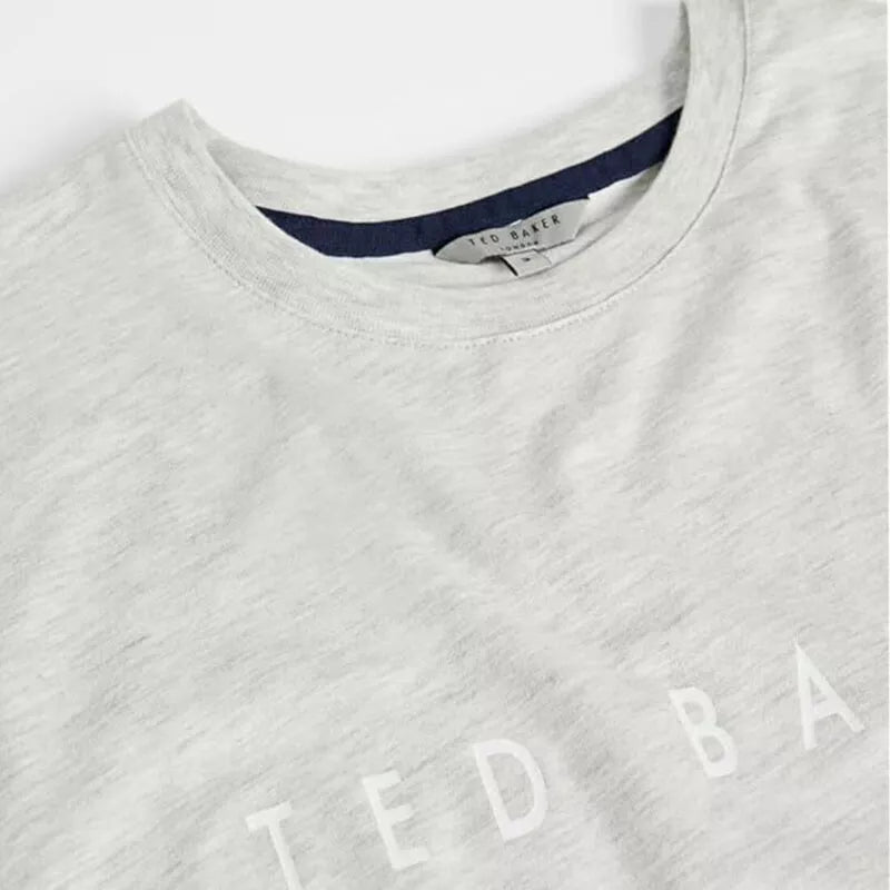 Ted Baker Mens Grey Broni Mens Short Sleeved T Shirt