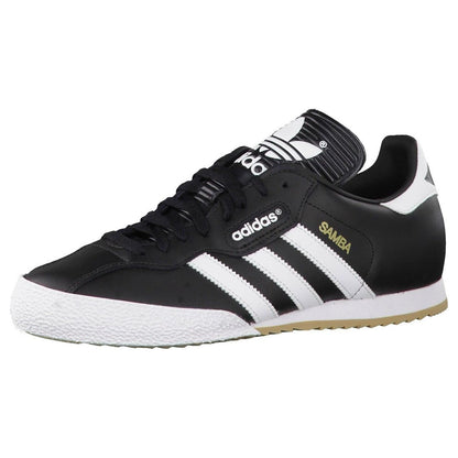 Adidas Originals Super Samba Leather Black White Adults Trainers