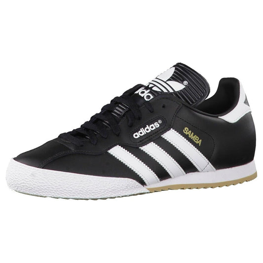 Adidas Originals Super Samba Leather Black White Adults Trainers