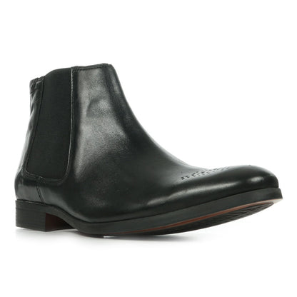Clarks Gilmore Leather Men's Black Chelsea Boots