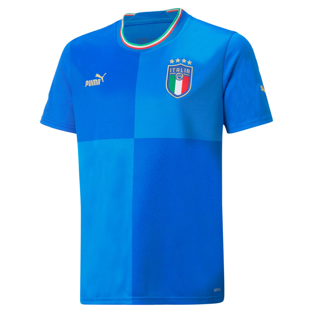 PUMA Italy FIGC Kids Blue Football Home Shirt 2022 2023 image 0