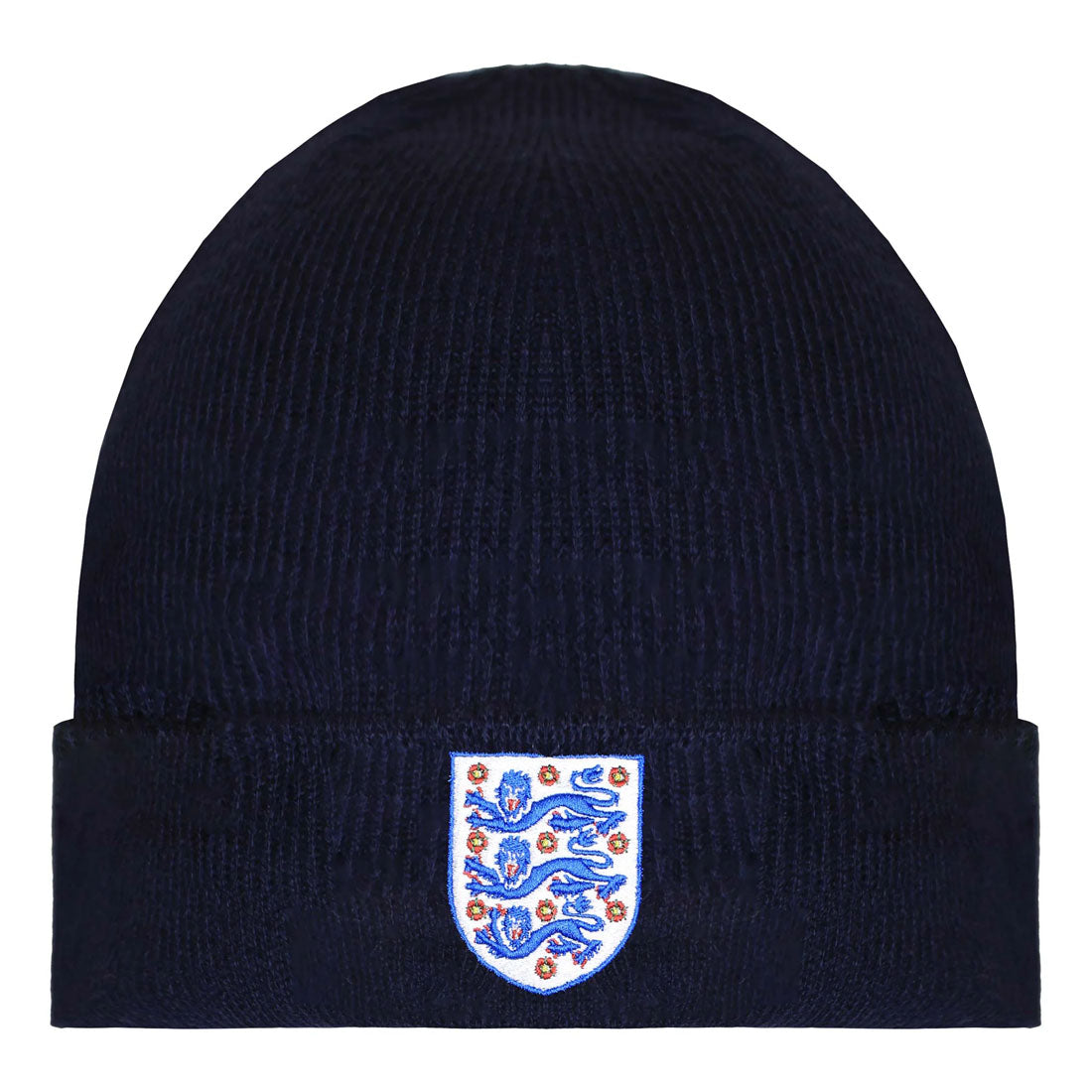 Fanatics England Navy Cuff Football Beanie Hat