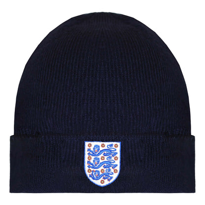 Fanatics England Navy Cuff Football Beanie Hat