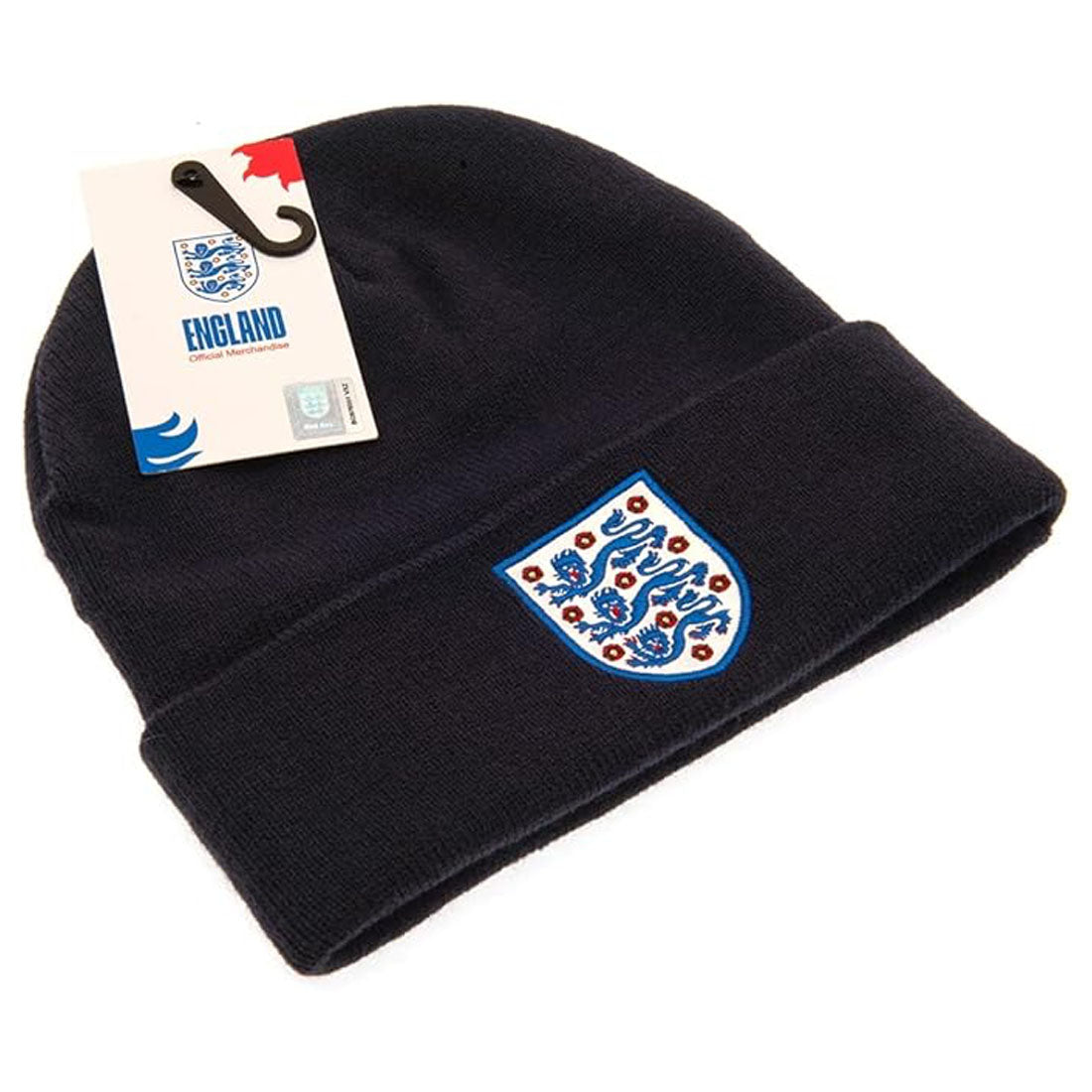Fanatics England Navy Cuff Football Beanie Hat