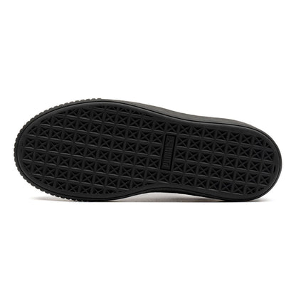 PUMA Basket Platform Explosive Metallic Silver Women's Trainers