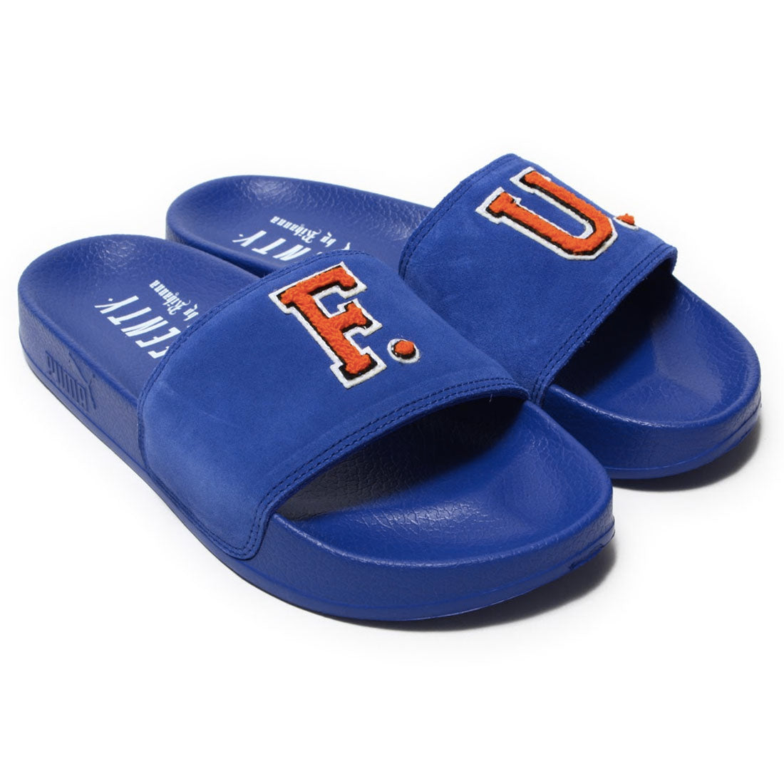 PUMA X Rihanna Fenty Womens Leadcat FU Blue Slides UK 8 / EU 42 / US 10.5 - Exclusive Sports UK