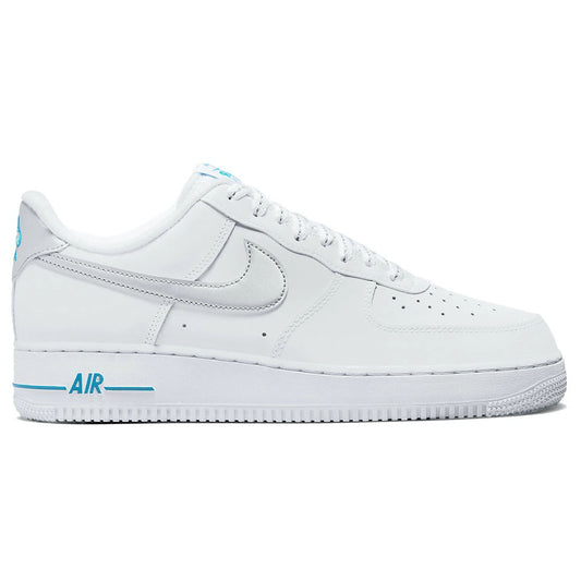 Nike Air Force 1 Low '07 Mens White Laser Blue Trainers image 0