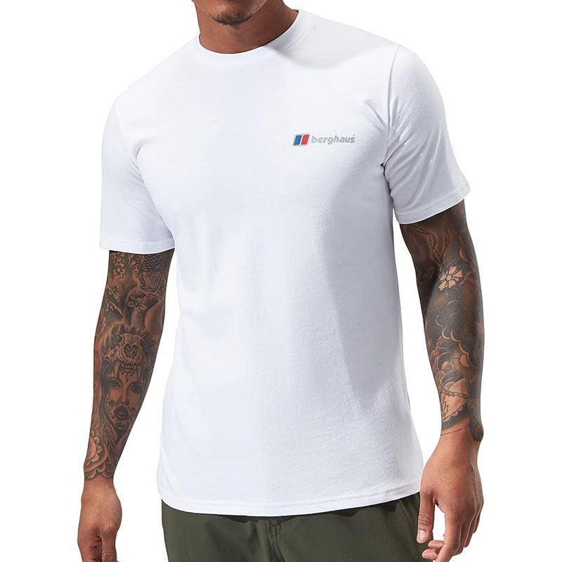 Berghaus Classic Logo Organic Mens White T Shirt