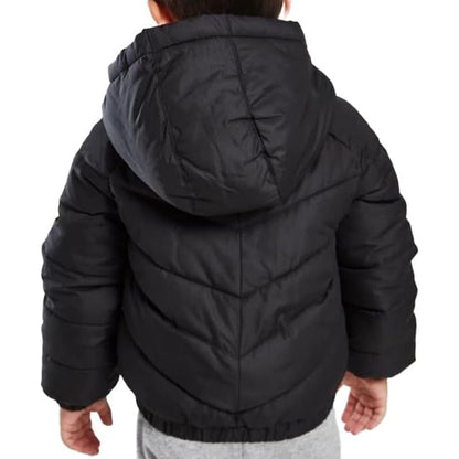 Nike Just Do It Infant Kids Black Warm Padded Jacket