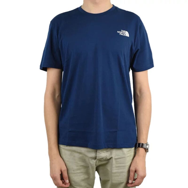 The North Face Blue Mens T Shirt Simple Dome L - Exclusive Sports UK