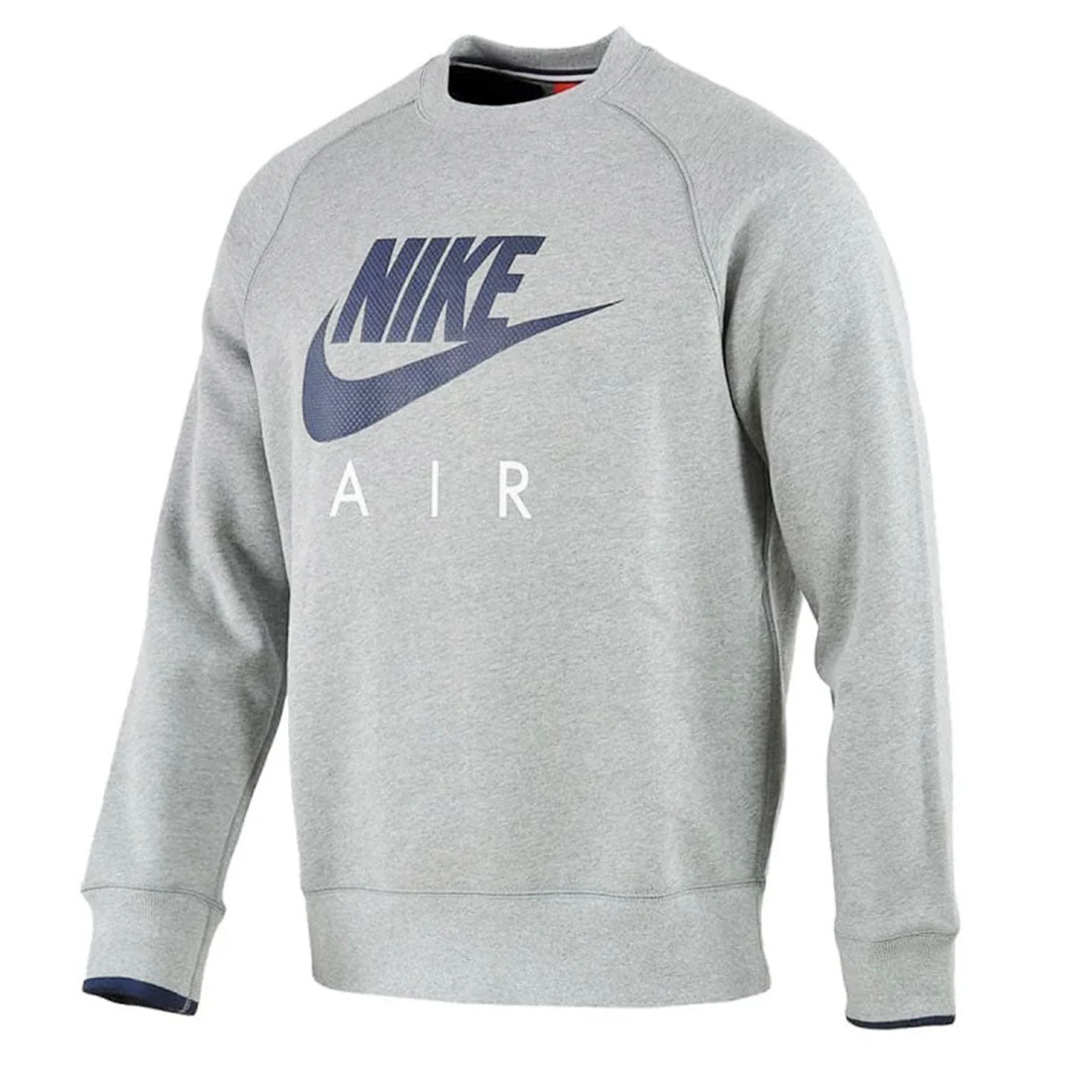 Nike AW77 Fleece Men's Grey Crew Neck Sweatshirt