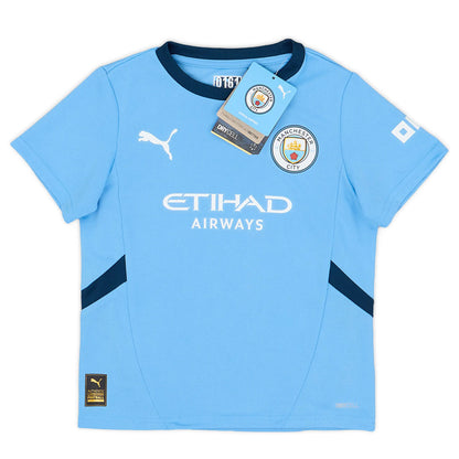 Puma Manchester City Kids Home Kit 2024-25