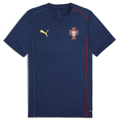Puma Portugal Men's Navy Blue Casual Football T Shirt 2025