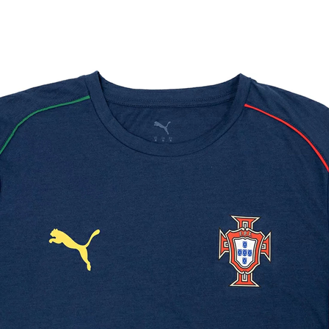 Puma Portugal Men's Navy Blue Casual Football T Shirt 2025