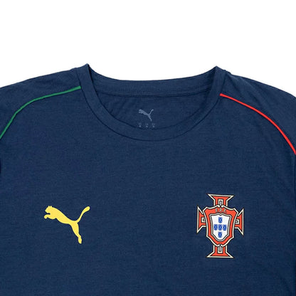 Puma Portugal Men's Navy Blue Casual Football T Shirt 2025