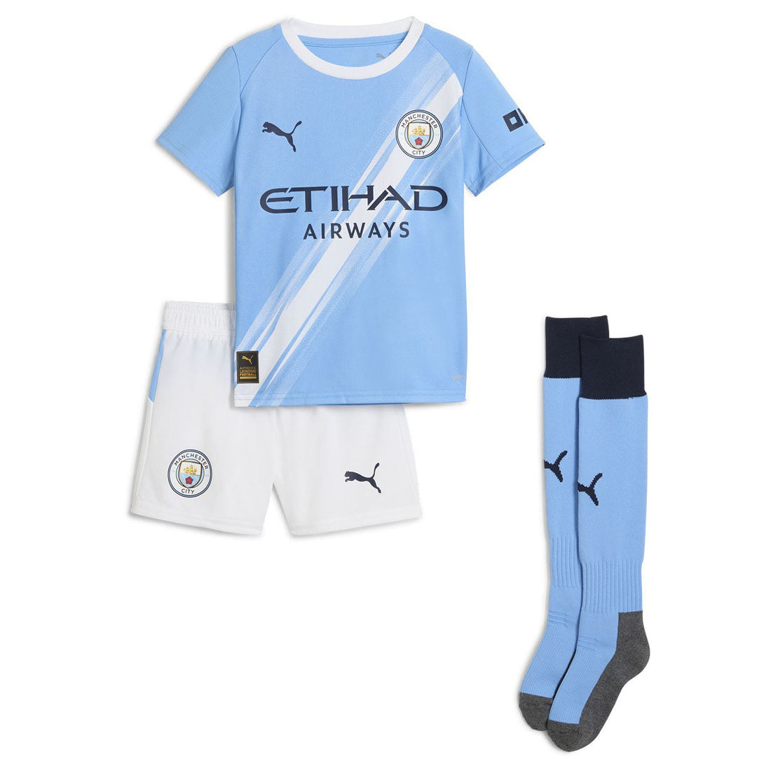 PUMA Manchester City FC Kids Home Football Mini kit 2025/2026
