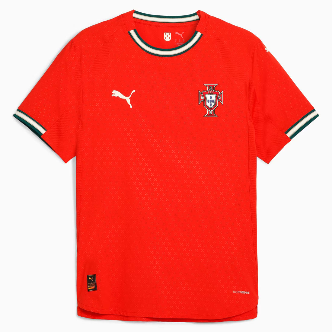 Puma Portugal Men's Authentic Red Football Home Shirt 2025