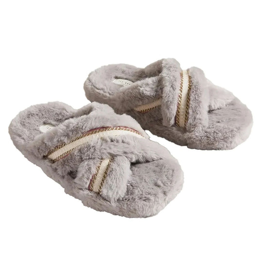 Ted Baker Women's Topply Grey Slippers With Gift Box image 0