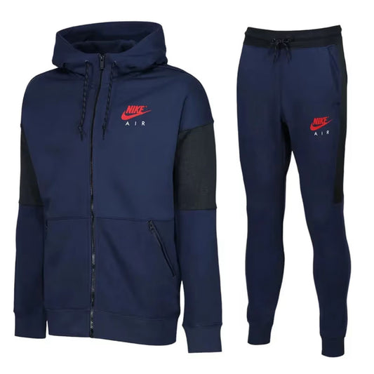 Nike Air NSW Mens Navy Full Zip Fleece Full Tracksuit
