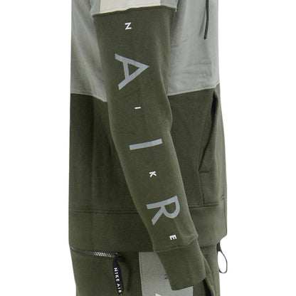 Nike Air Men's Khaki Full Zip Hooded Tracksuit