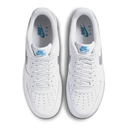 Nike Air Force 1 Low '07 Mens White Laser Blue Trainers image 3