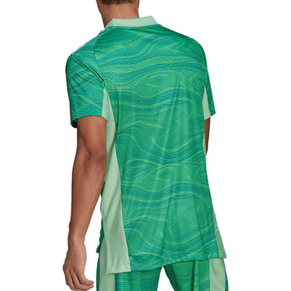 Adidas Condivo 21 Goalkeeper Green Mens Football Training Jersey