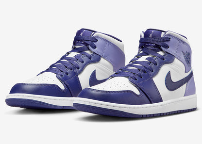 Nike Air Jordan 1 Mid Retro Sky Purple Mens Trainers