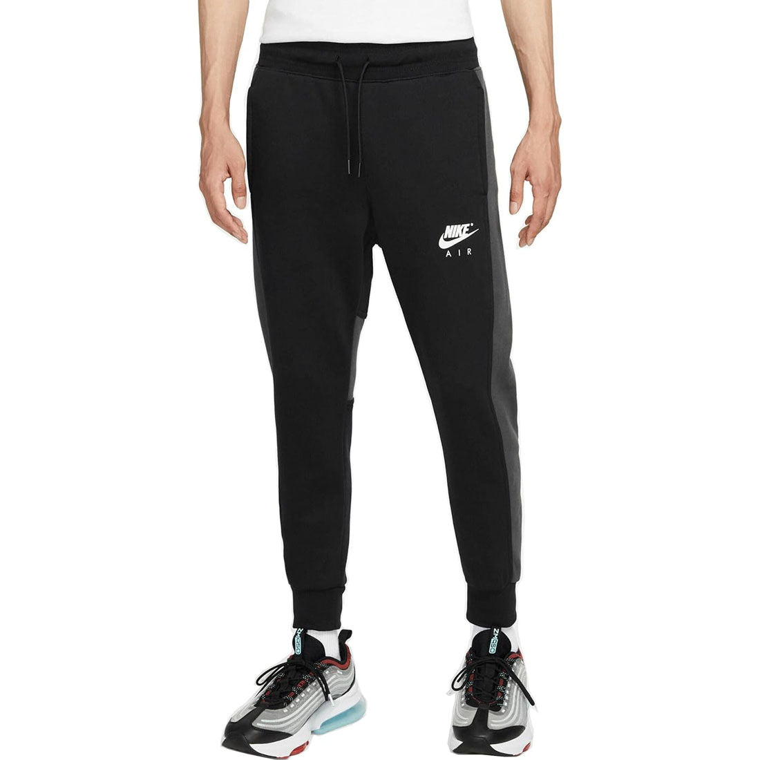Nike Men's Air Brushed Back Track Pants Black