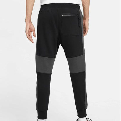 Nike Men's Air Brushed Back Track Pants Black