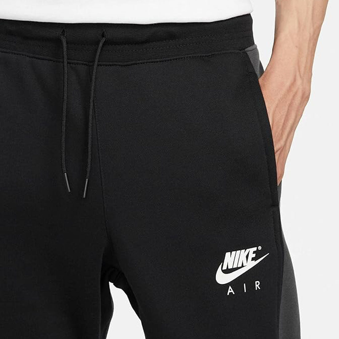 Nike Men's Air Brushed Back Track Pants Black