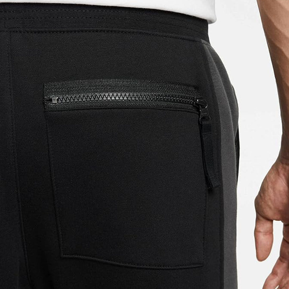 Nike Men's Air Brushed Back Track Pants Black