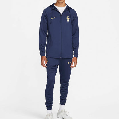 Nike France Football Tracksuit MensCoupe Du Monde 2022 World Cup Full DRI FIT