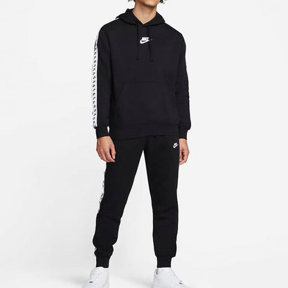 Nike Sportswear Essential Club Fleece Mens Black Hooded Full Tracksuit