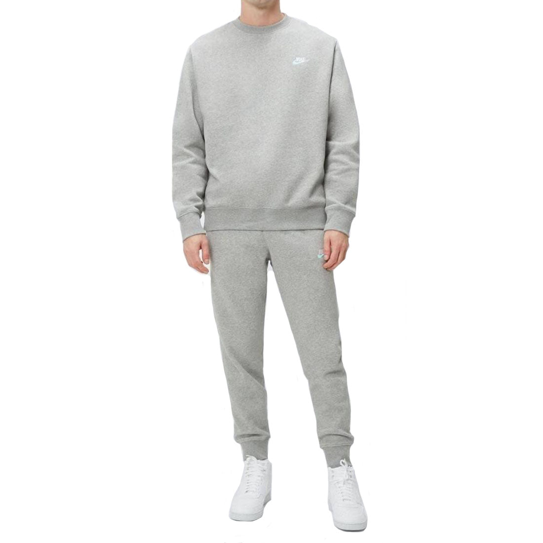 Nike Sportswear Club Fleece Grey Crew Neck Men's Tracksuit