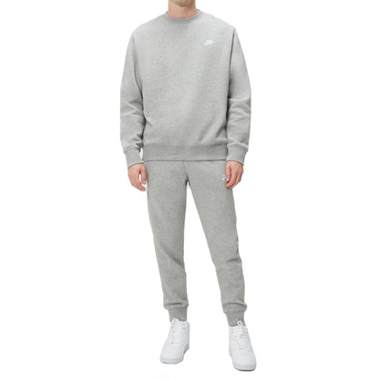 Nike Sportswear Club Fleece Grey Crew Neck Men's Tracksuit
