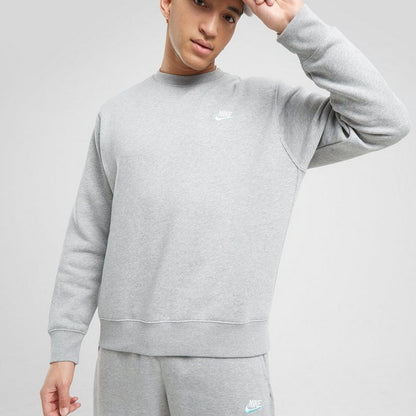 Nike Sportswear Club Fleece Grey Crew Neck Men's Tracksuit