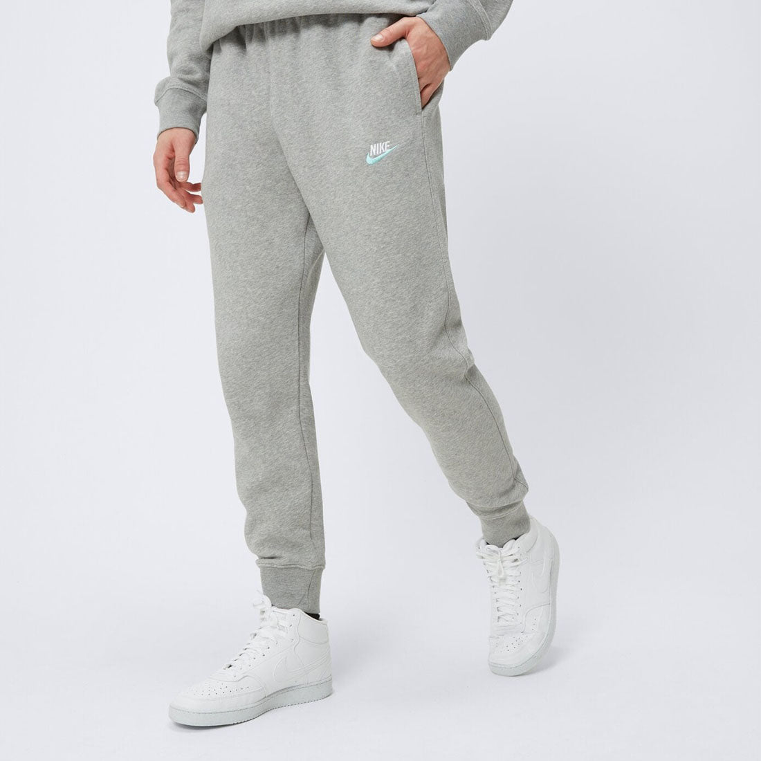 Nike Sportswear Club Fleece Grey Crew Neck Men's Tracksuit
