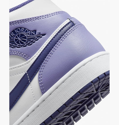 Nike Air Jordan 1 Mid Retro Sky Purple Mens Trainers