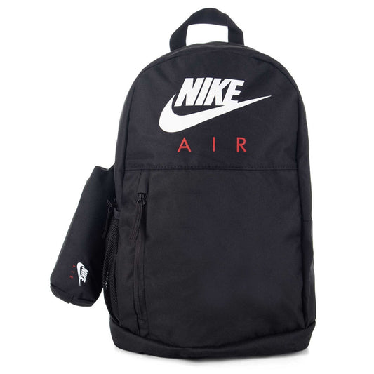 Nike Air Kids Elemental 20 Litre Black Backpack With Pencil Case