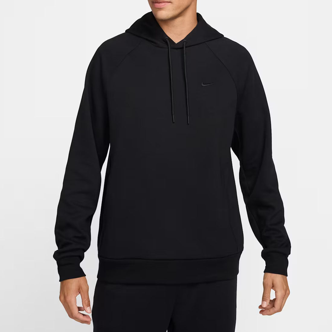 Nike Dri Fit Primary Fleece UV Men's Pullover Performance Black Hoodie