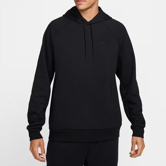 Nike Dri Fit Primary Fleece UV Men's Pullover Performance Black Hoodie