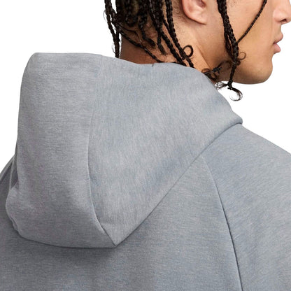 Nike Dri Fit Primary Fleece UV Mens Pullover Performance Grey Hoodie