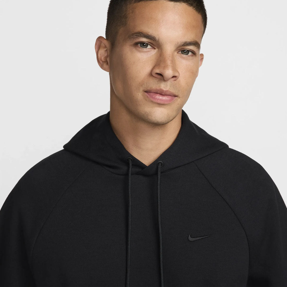 Nike Dri Fit Primary Fleece UV Men's Pullover Performance Black Hoodie