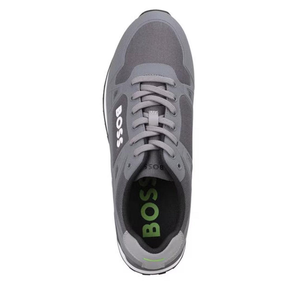 BOSS Parkour Runners Grey Mens Trainers