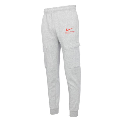 Nike Standard Issue Fleece Athletic Men's Grey Cargo Track Pants